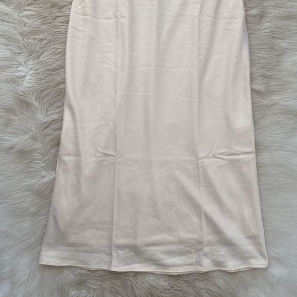 Birdy Grey Champagne Satin Sleeveless Cowl Neck Lisa Midi Bridesmaid Dress - Picture 4 of 12